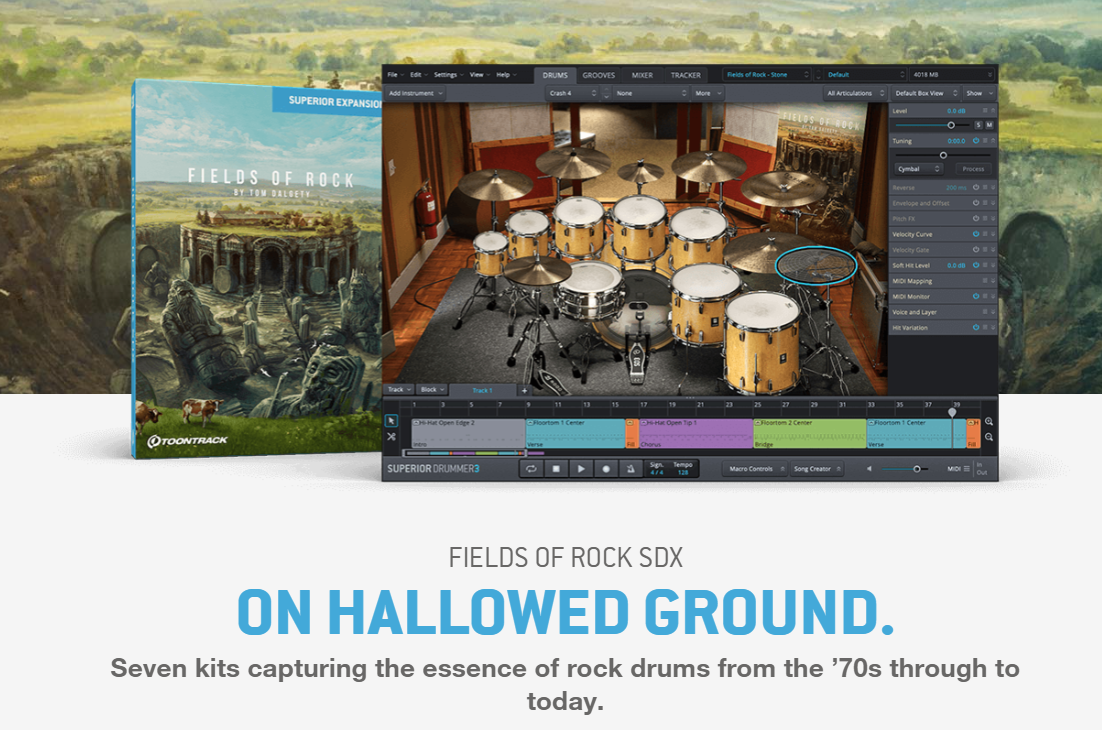 Toontrack SDX Fields Of Rock